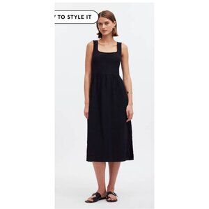 Madewell Black Midi Dress